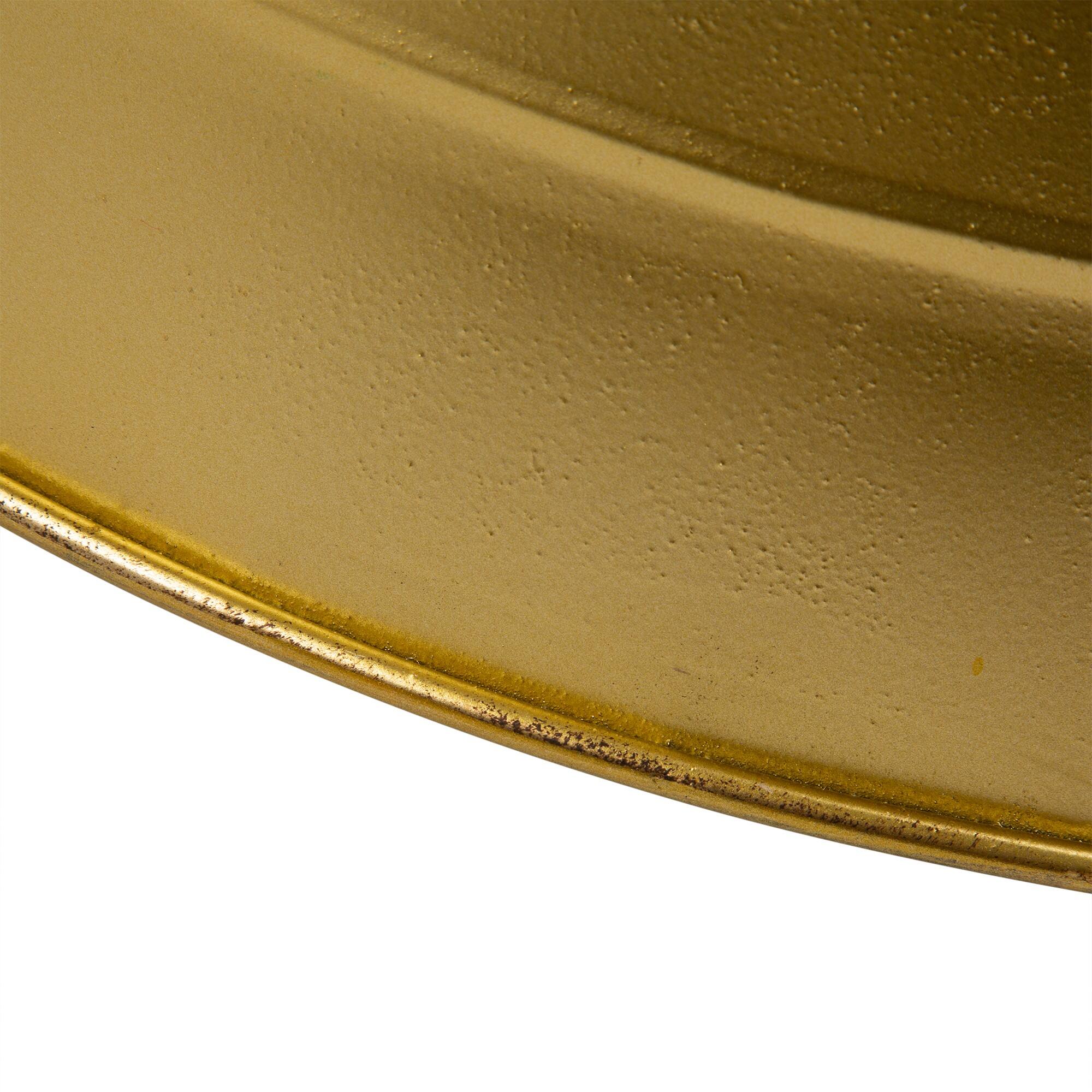 Glitzhome® 22" Gold Metal Tree Collar